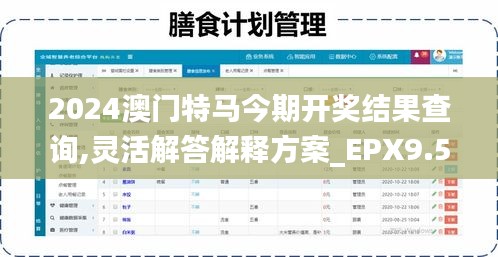 2024澳门特马今期开奖结果查询,灵活解答解释方案_EPX9.50.81优选版