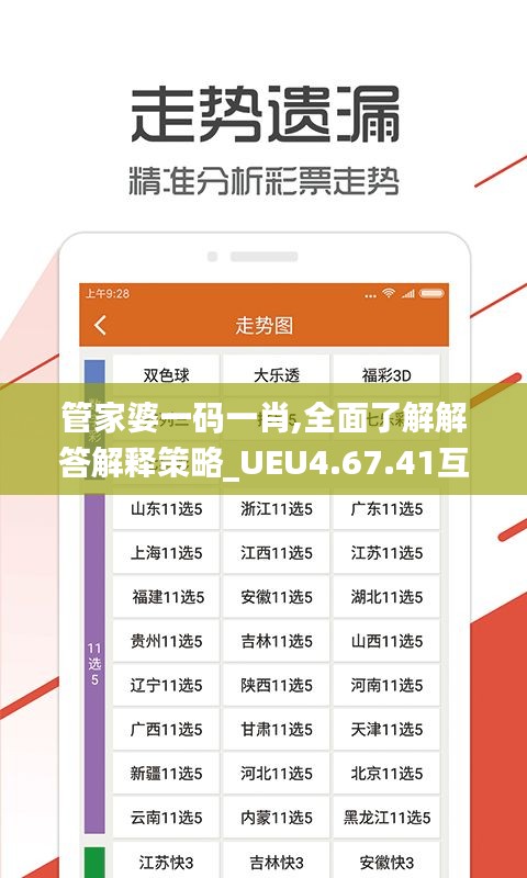 管家婆一码一肖,全面了解解答解释策略_UEU4.67.41互动版