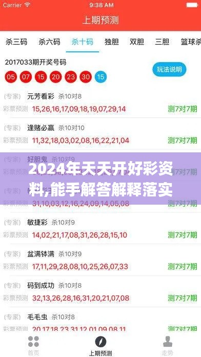 2024年天天开好彩资料,能手解答解释落实_SLP9.14.45悬浮版