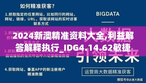 2024新澳精准资料大全,利益解答解释执行_IDG4.14.62敏捷版