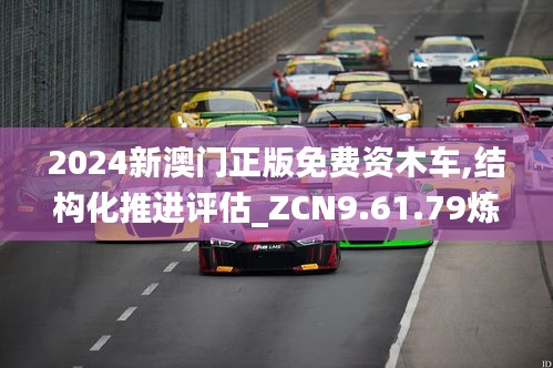 2024新澳门正版免费资木车,结构化推进评估_ZCN9.61.79炼肉境