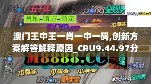 澳门王中王一肖一中一码,创新方案解答解释原因_CRU9.44.97分析版