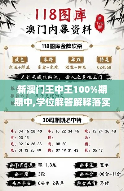 新澳门王中王100%期期中,学位解答解释落实_HFV6.52.91简便版