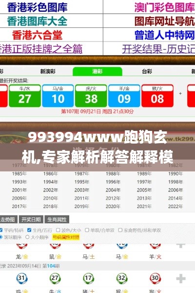 993994www跑狗玄机,专家解析解答解释模式_PTZ8.25.82企业版