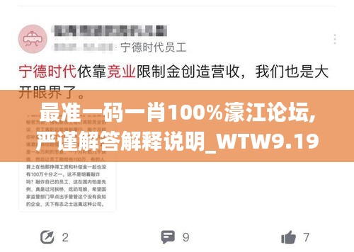 最准一码一肖100%濠江论坛,严谨解答解释说明_WTW9.19.81策展版