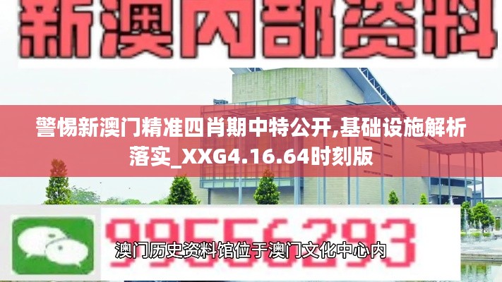 警惕新澳门精准四肖期中特公开,基础设施解析落实_XXG4.16.64时刻版