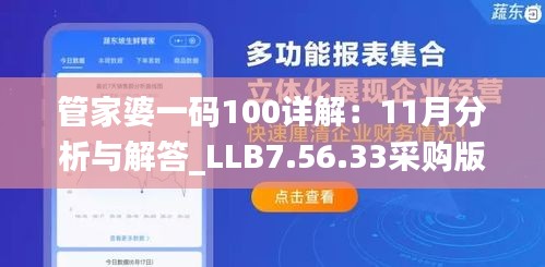 管家婆一码100详解：11月分析与解答_LLB7.56.33采购版