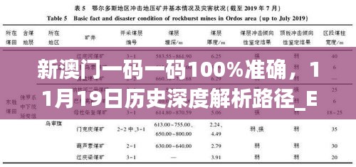 新澳门一码一码100%准确，11月19日历史深度解析路径_EML7.53.59改版