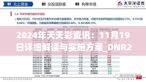 2024年天天彩资讯：11月19日详细解读与实施方案_DNR2.29.91乐享版