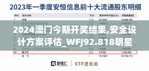 2024澳门今期开奖结果,安全设计方案评估_WFJ92.818明星版