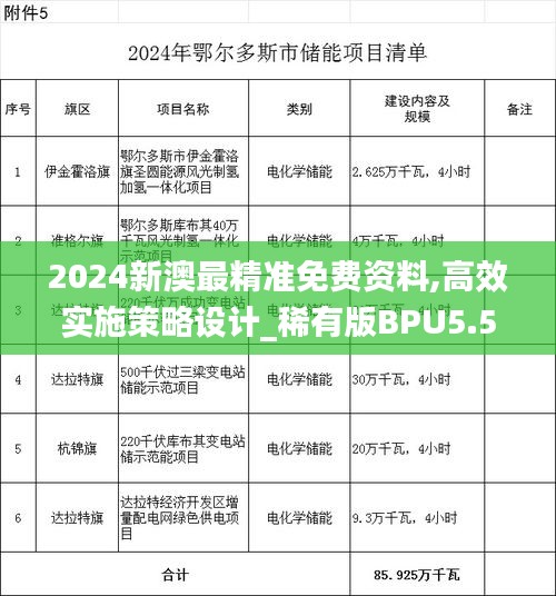 2024新澳最精准免费资料,高效实施策略设计_稀有版BPU5.57