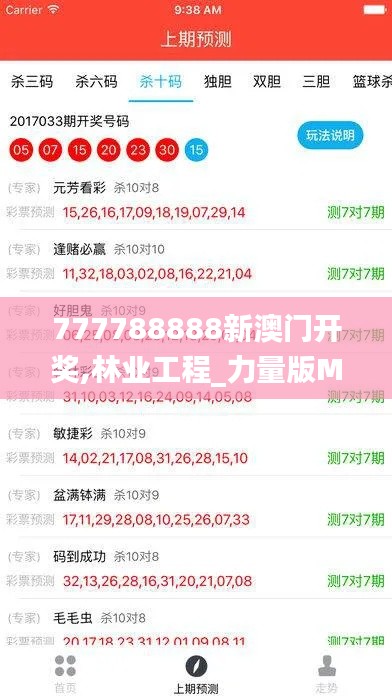 777788888新澳门开奖,林业工程_力量版MBD6.43