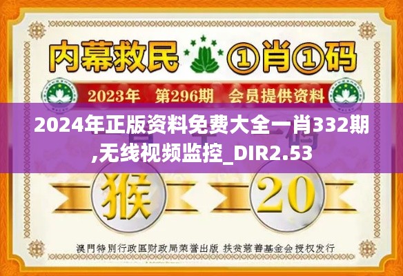 2024年正版资料免费大全一肖332期,无线视频监控_DIR2.53