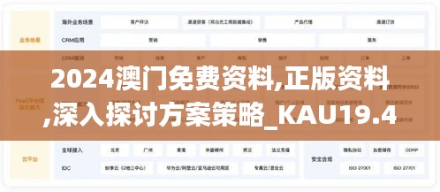 2024澳门免费资料,正版资料,深入探讨方案策略_KAU19.48