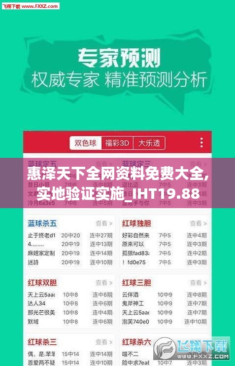 惠泽天下全网资料免费大全,实地验证实施_IHT19.88