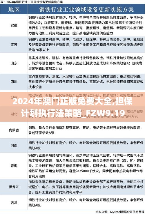 2024年澳门正版免费大全,担保计划执行法策略_FZW9.19