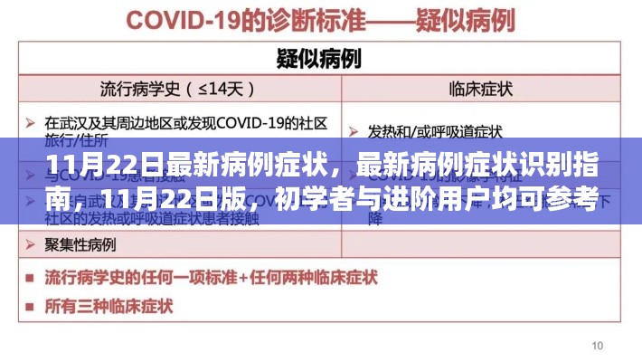 最新病例症状识别指南，从初学者到进阶用户的参考手册（11月22日版）