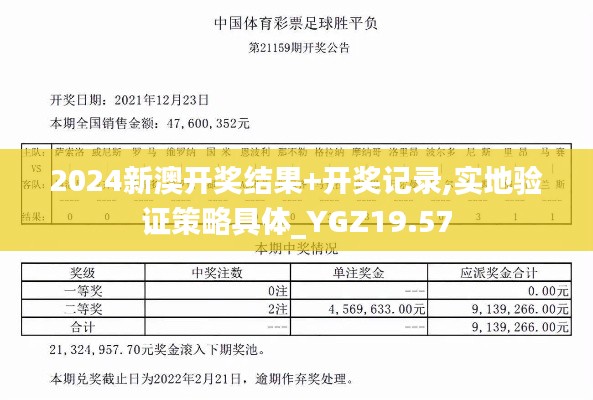 2024新澳开奖结果+开奖记录,实地验证策略具体_YGZ19.57