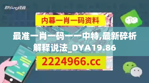 最准一肖一码一一中特,最新碎析解释说法_DYA19.86