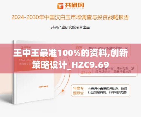 王中王最准100%的资料,创新策略设计_HZC9.69