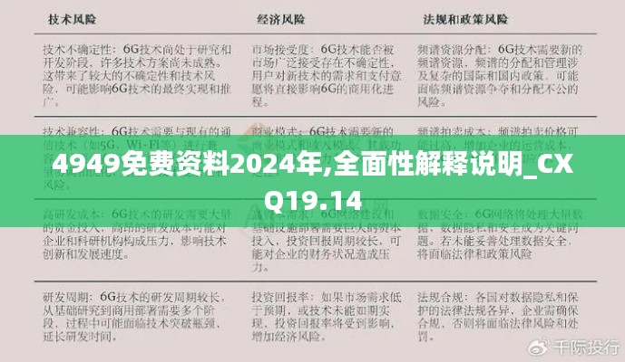 4949免费资料2024年,全面性解释说明_CXQ19.14