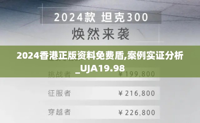 2024香港正版资料免费盾,案例实证分析_UJA19.98