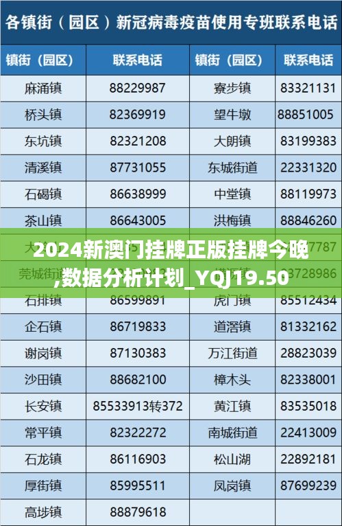 2024新澳门挂牌正版挂牌今晚,数据分析计划_YQJ19.50