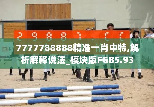 7777788888精准一肖中特,解析解释说法_模块版FGB5.93