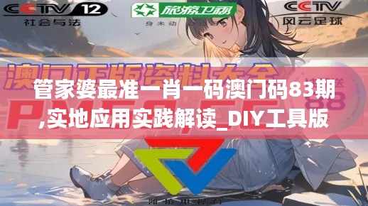 管家婆最准一肖一码澳门码83期,实地应用实践解读_DIY工具版DWR5.6