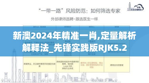 新澳2024年精准一肖,定量解析解释法_先锋实践版RJK5.2