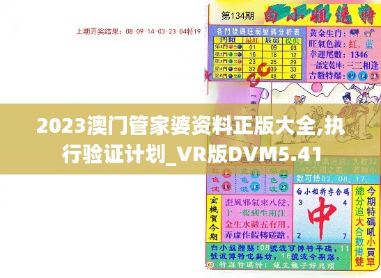 2023澳门管家婆资料正版大全,执行验证计划_VR版DVM5.41