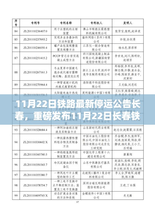 新一代智能铁路系统引领未来出行，长春铁路停运公告背后的科技新星