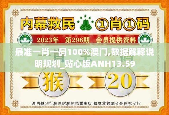 最准一肖一码100%澳门,数据解释说明规划_贴心版ANH13.59