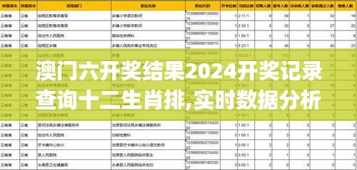 澳门六开奖结果2024开奖记录查询十二生肖排,实时数据分析_影音体验版ZLP13.30