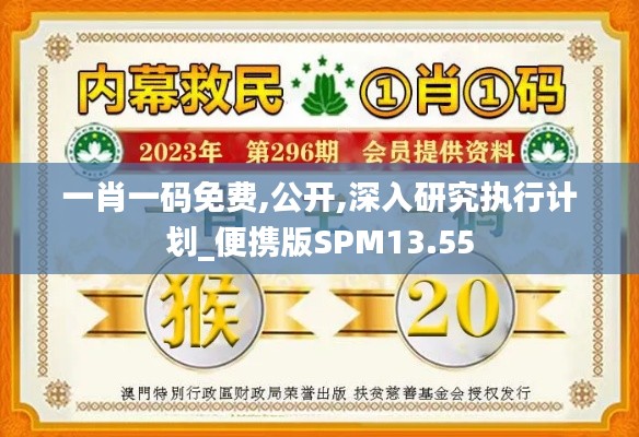 一肖一码免费,公开,深入研究执行计划_便携版SPM13.55