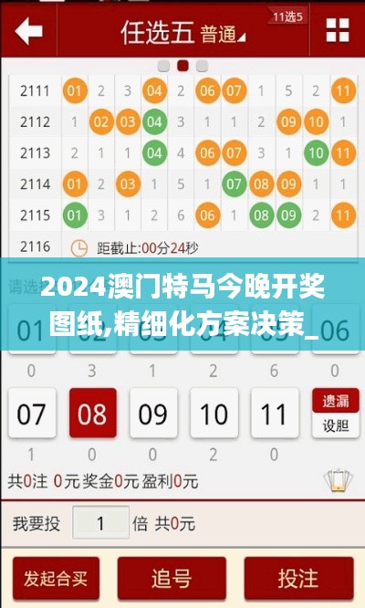 2024澳门特马今晚开奖图纸,精细化方案决策_影音版IZT7.89