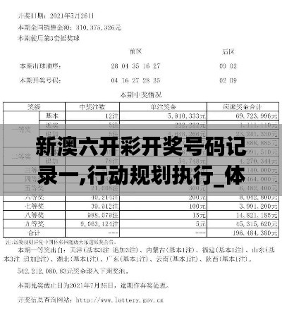 新澳六开彩开奖号码记录一,行动规划执行_体验式版本AKZ7.74