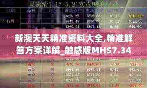 新澳天天精准资料大全,精准解答方案详解_触感版MHS7.34