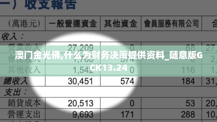 澳门金光佛,什么为财务决策提供资料_随意版GCK13.24