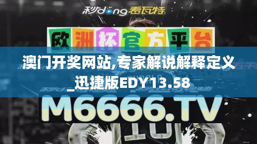 澳门开奖网站,专家解说解释定义_迅捷版EDY13.58