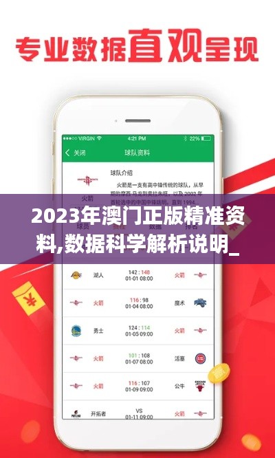 2023年澳门正版精准资料,数据科学解析说明_启动版CUB13.41