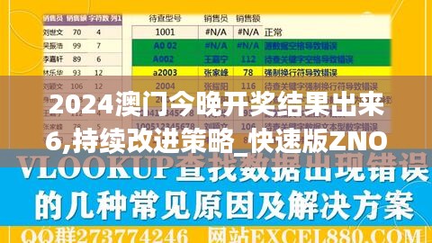 2024澳门今晚开奖结果出来6,持续改进策略_快速版ZNO13.29