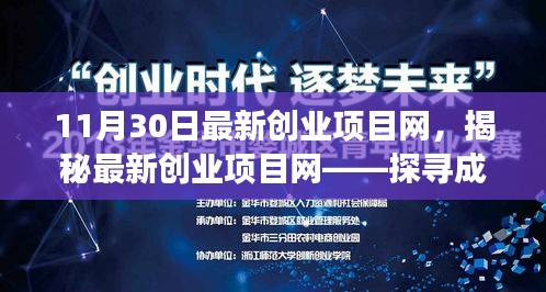 揭秘最新创业项目网，探寻成功之路的三大要点（附11月30日最新资讯）