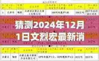 文烈宏未来动态展望,最新消息与未来预测(2024年)