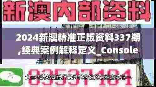 2024新澳精准正版资料337期,经典案例解释定义_Console12.625-8