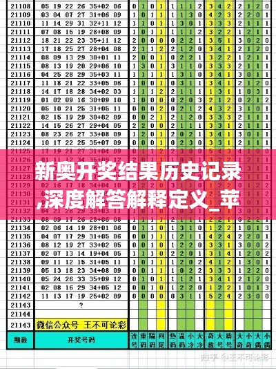 新奥开奖结果历史记录,深度解答解释定义_苹果款63.622