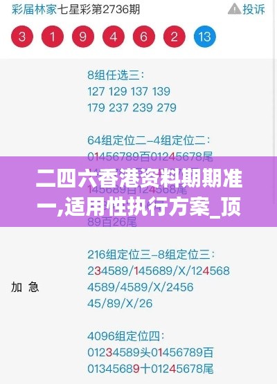 二四六香港资料期期准一,适用性执行方案_顶级版34.698