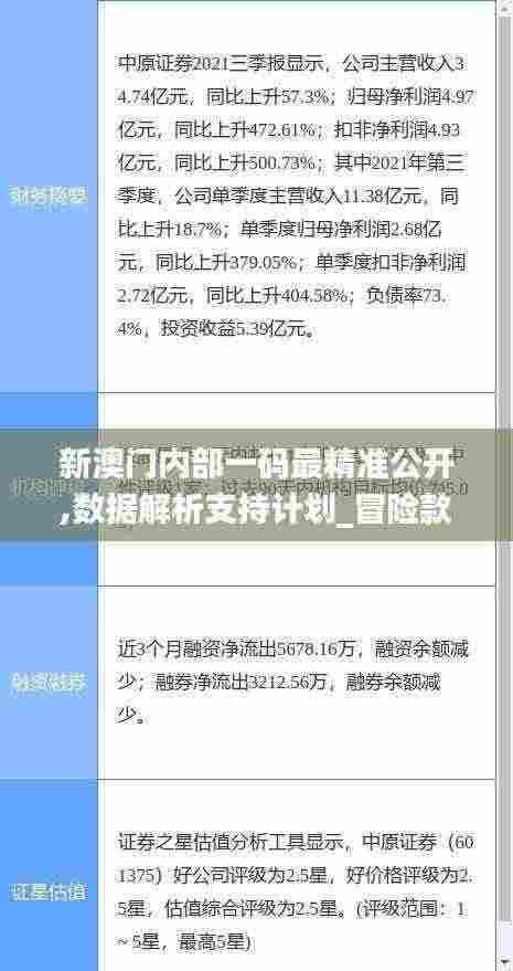 新澳门内部一码最精准公开,数据解析支持计划_冒险款15.659