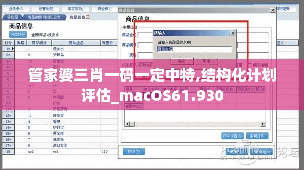 管家婆三肖一码一定中特,结构化计划评估_macOS61.930