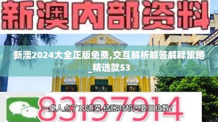 新澳2024大全正版免费,交互解析解答解释策略_精选款53